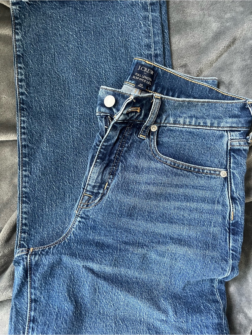 J. Crew women’s full length Slim wide  Jeans
